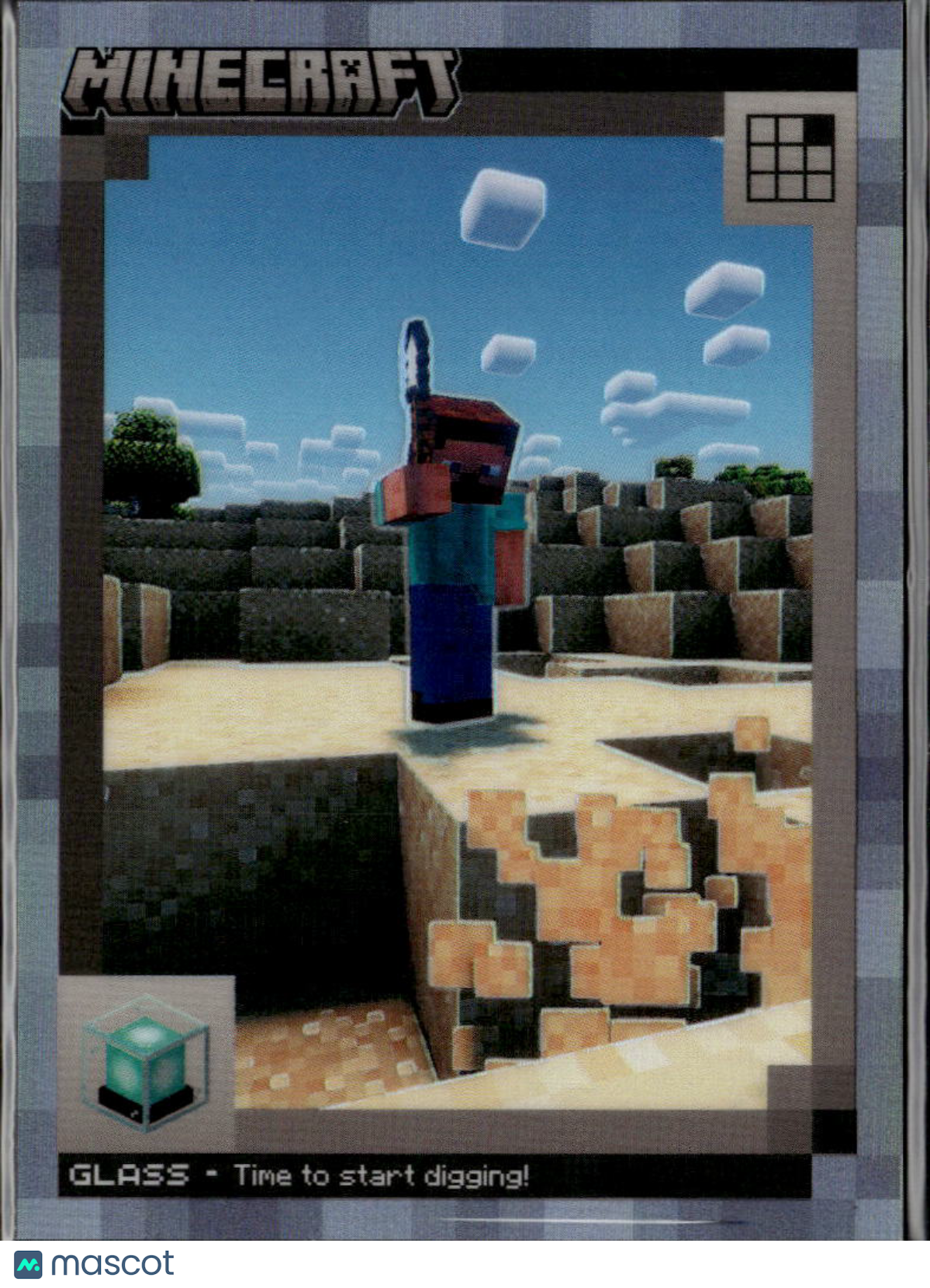 Glass 2024 Panini Minecraft Prizm Crafting Chronicles 037/149 #75