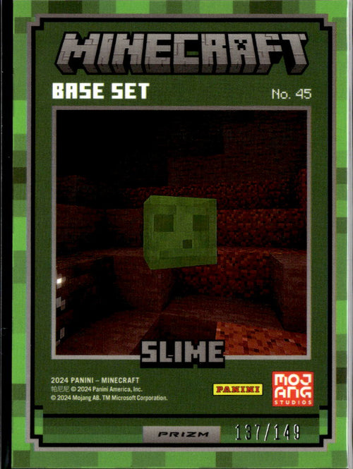 2024 Panini Minecraft Prizm 137/149 #45