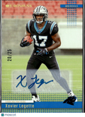 Xavier Legette 2024 Donruss Auto Autograph RC 20/25 Carolina Panthers