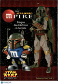 Boba Fett 2005 M&M's Star Wars mPIRE Collector Card 4 of 4 #4