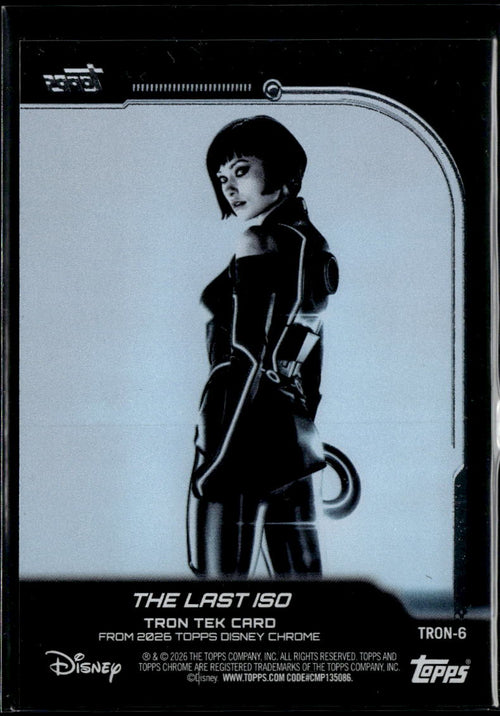 2026 Topps Disney Chrome Tron Tek Olivia Wilde #TRON-6