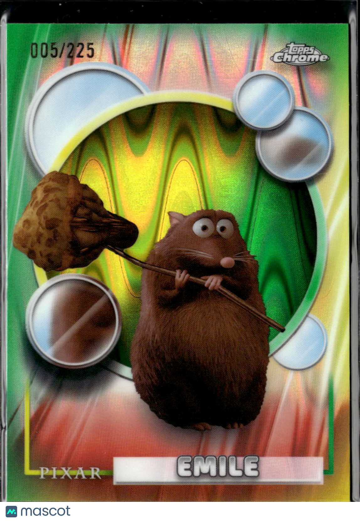 Emile 2026 Topps Chrome Disney Green Refractor 5/225 #49