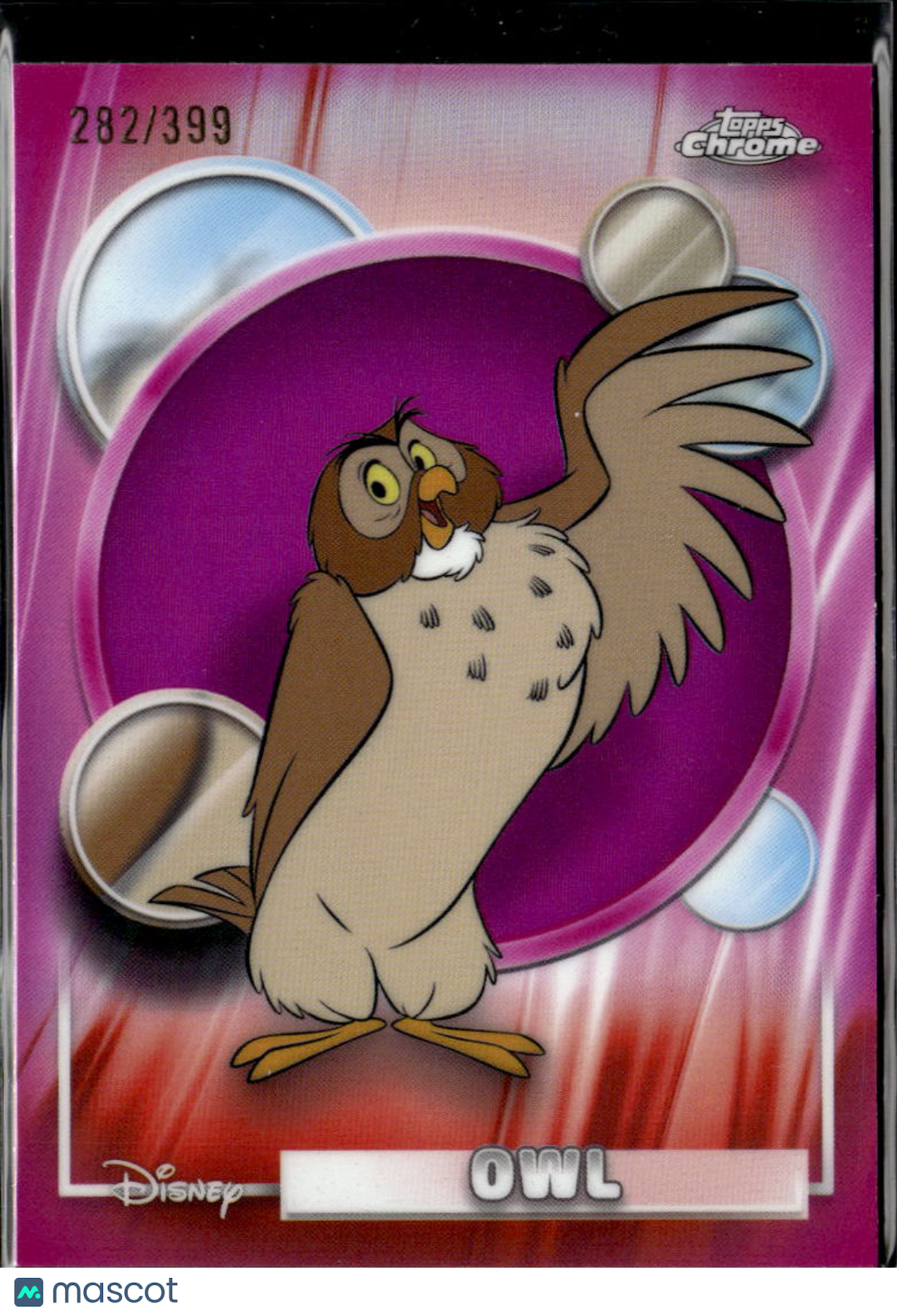 Owl 2026 Topps Chrome Disney Pink Refractor 282/399 #104