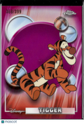Tigger 2026 Topps Chrome Disney Pink Refractor 368/399 #101