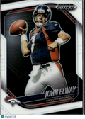John Elway 2025 Prizm Black White Prizm 42/175 Denver Broncos