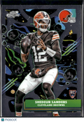 Shedeur Sanders 2025 Topps Chrome Cosmic Rookie RC Cleveland Browns