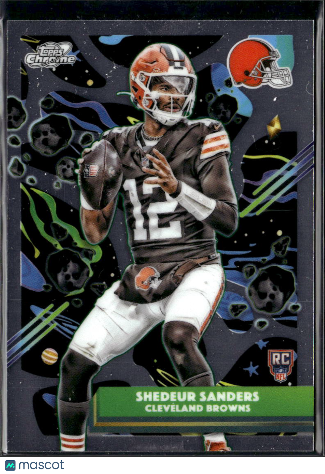 Shedeur Sanders 2025 Topps Chrome Cosmic Rookie RC Cleveland Browns