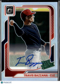 Travis Bazzana 2026 Optic Auto Autograph Holo Cleveland Guardians