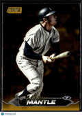 Mickey Mantle 2024 Topps Stadium Club GOLD SSP #136 New York Yankees