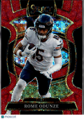 Rome Odunze 2025 Select Red Disco Prizm 40/49 Chicago Bears