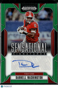 Darnell Washington 2025 Prizm Draft Picks Auto Autograph RC Georgia Bulldogs