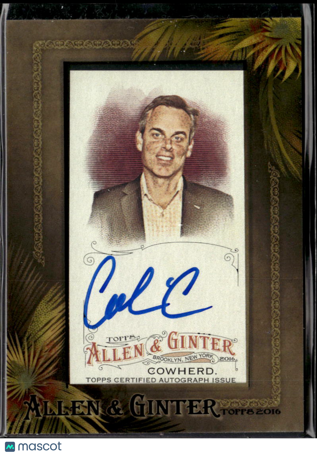 Colin Cowherd 2016 Topps Allen & Ginter Auto Autograph Fox Sports FS1