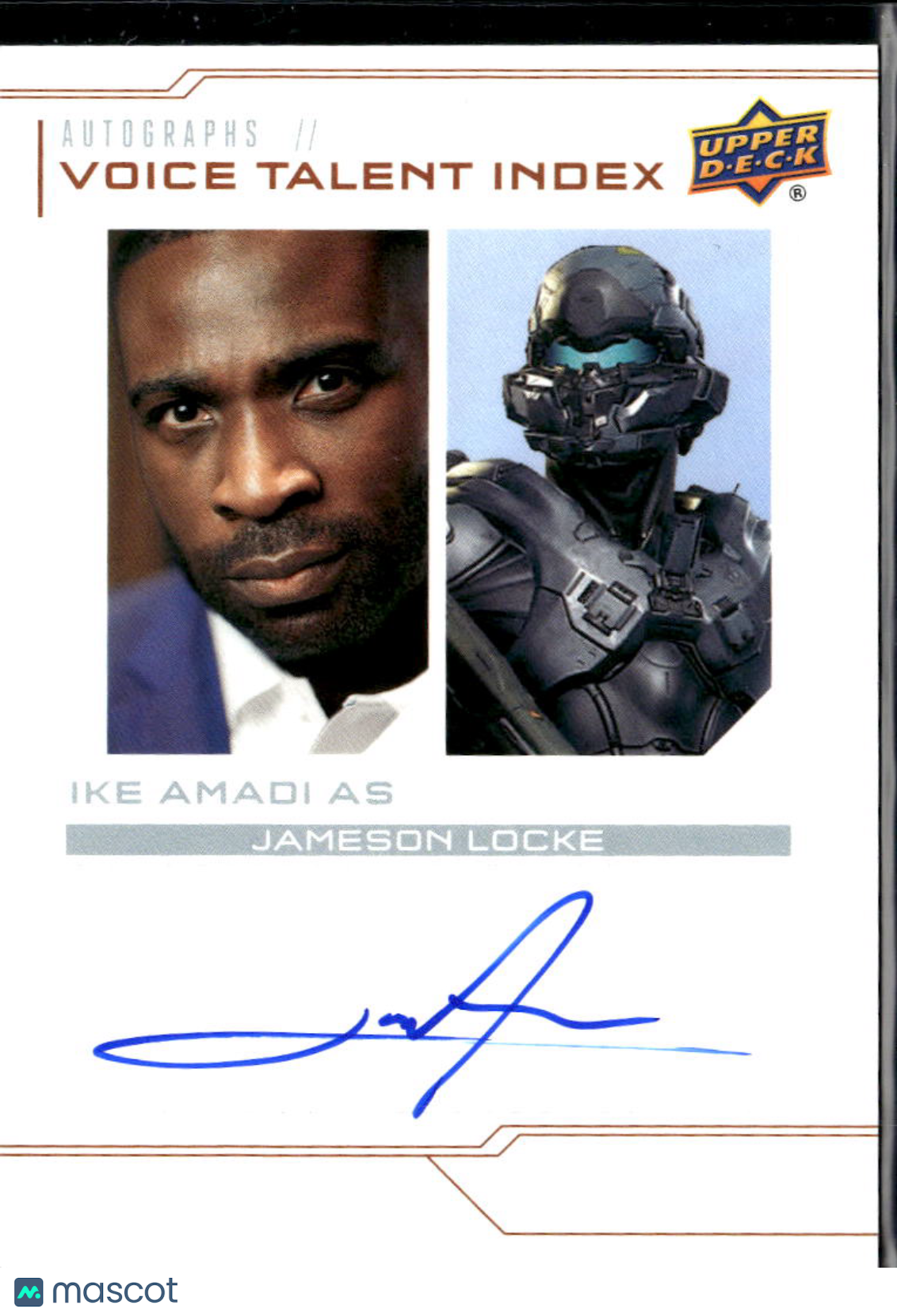 Ike Amadi as Jameson Locke 2024 Upper Deck Halo Legacy Auto Autograph