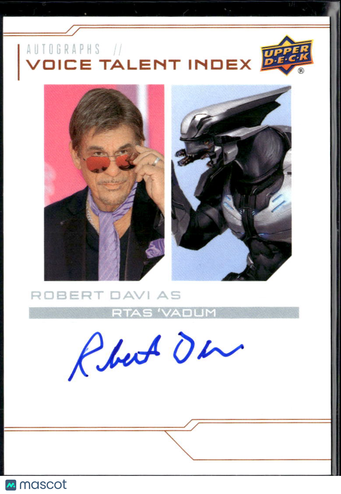 Robert Davi as Rtas 'Vadum 2024 Upper Deck Halo Auto Autograph