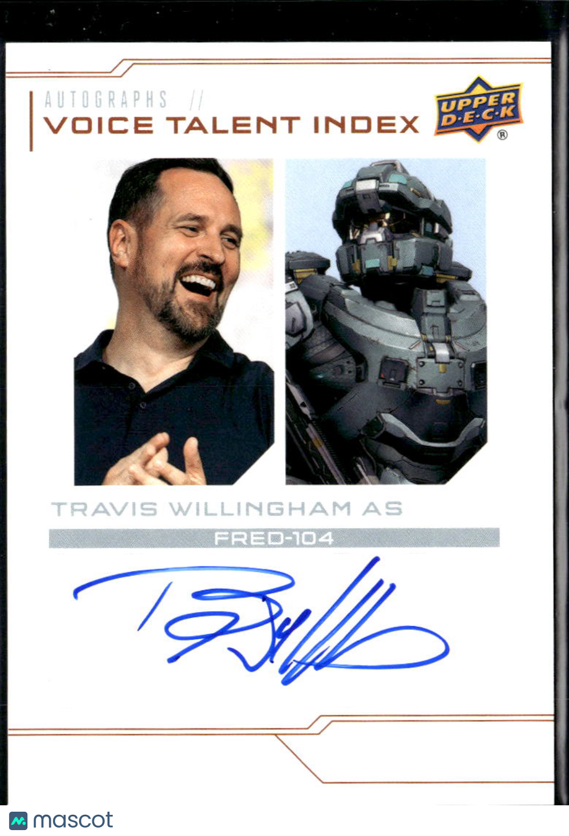 Travis Willingham as Fred-104 2024 Upper Deck Halo Auto Autograph