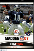 Vince Young 2006 Topps EA Sports Insiders Tennessee Titans