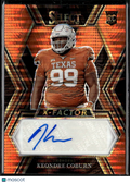 Keondre Coburn 2023 Select Auto Autograph RC Orange 11/30 Texas Longhorns
