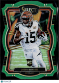 John Ross III 2017 Select Emerald Green Prizm Rookie RC 3/5 Cincinnati Bengals