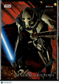 General Grievous 2018 Topps Finest Star Wars Orange Refractor 3/25 #37