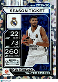 Walter Tavares 2026 Contenders EuroLeague Cracked Ice 24/25 Real Madrid