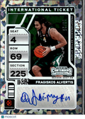 Fragiskos Alvertis 2026 Contenders Auto Autograph Cracked Ice 18/25 Aktor Athens