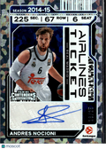 Andres Nocioni 2026 Contenders Auto Autograph Cracked Ice 18/25 Real Madrid