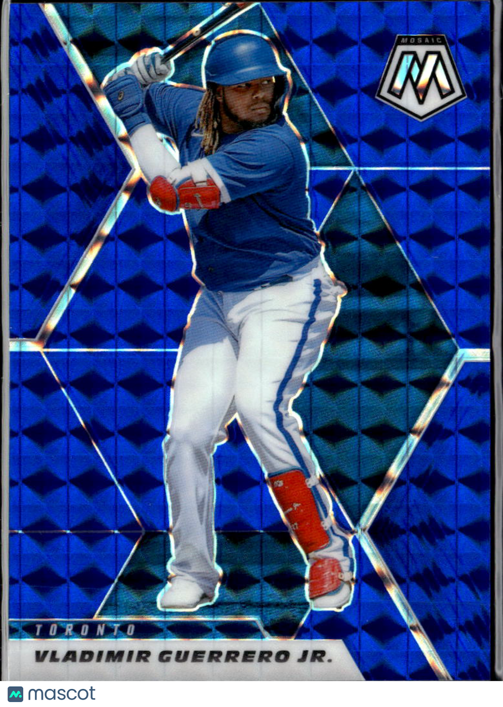 Vladimir Guerrero Jr. 2021 Mosaic Blue Prizm 1/99 Toronto Blue Jays