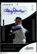 Roger Clemens 2021 Absolute Iconic Ink Auto Autograph 9/25 Toronto Blue Jays