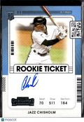 Jazz Chisholm 2021 Contenders Auto Autograph Rookie RC Miami Marlins