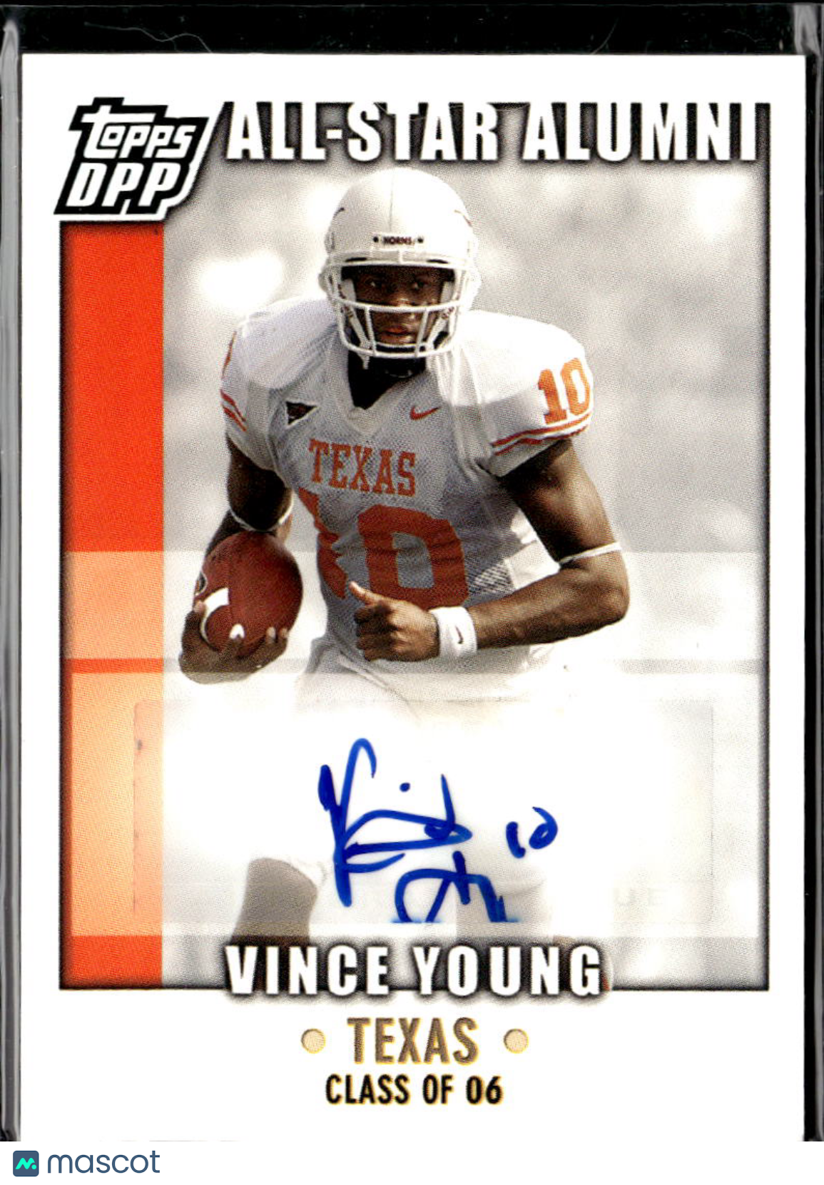 Vince Young 2007 Topps Draft Picks Auto Autograph 28/50 Texas Longhorns