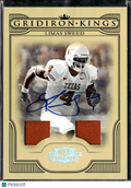 Limas Sweed 2008 Donruss Gridiron King Auto Autograph Patch 1/30 Texas Longhorns