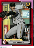 Paul Skenes 2024 Bowman Prospects Pink RC 45/299 Pittsburgh Pirates