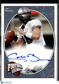 Colt Brennan 2008 Upper Deck On Card Auto Autograph RC Hawaii 121/150