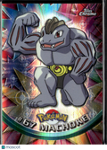 Machoke 2000 Topps Chrome Pokemon Spectra Refractor #67