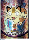 Meowth 2000 Topps Chrome Pokemon Spectra Refractor #52