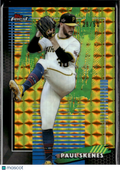Paul Skenes 2026 Topps Finest GOLD Refractor 28/50 Pittsburgh Pirates