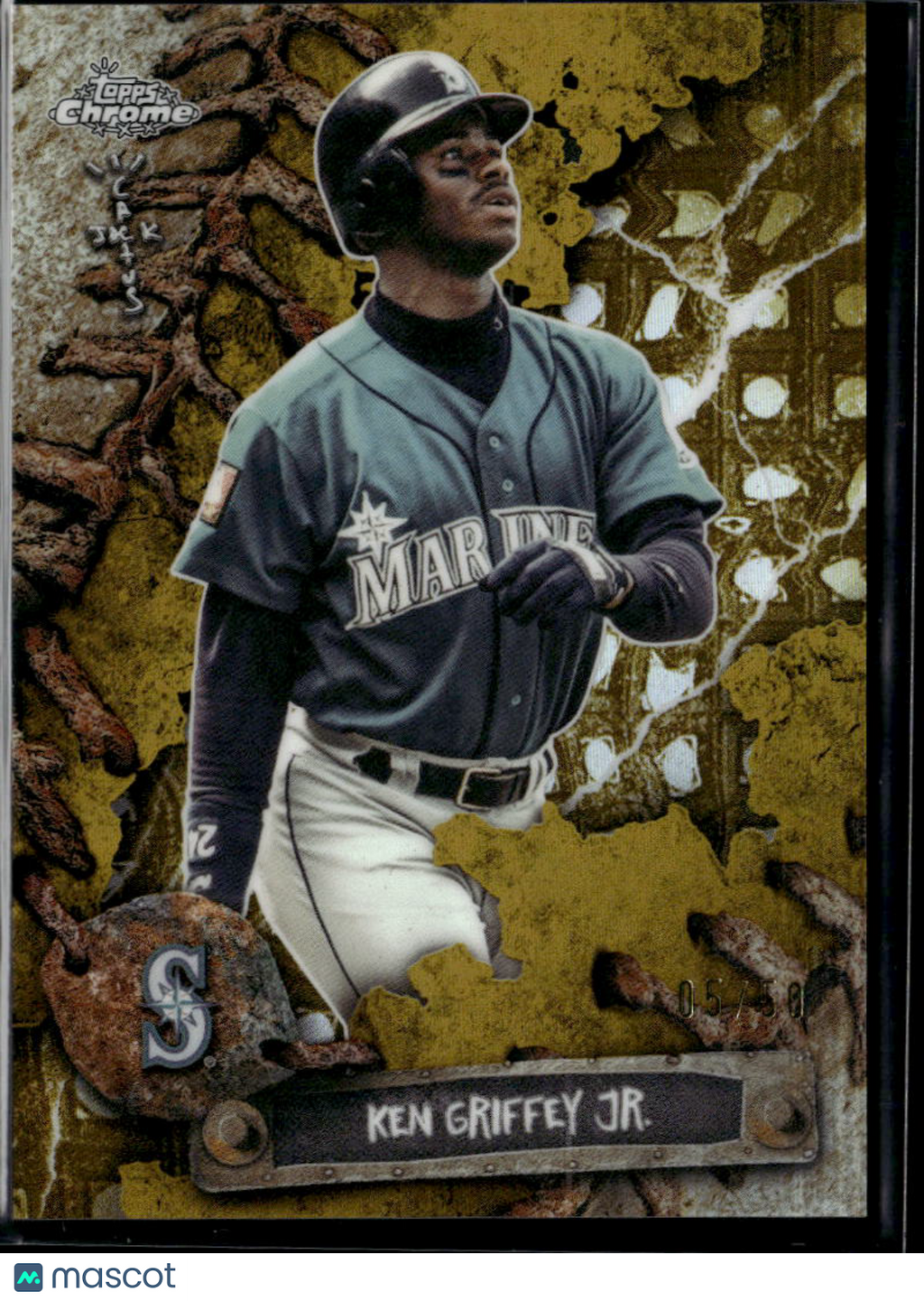 Ken Griffey Jr. 2026 Topps Chrome Cactus Jack GOLD Refractor 5/50 Mariners