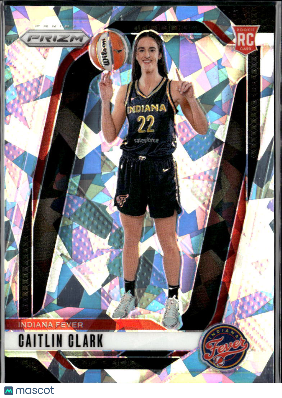 Caitlin Clark 2024 Prizm WNBA Ice Prizm Rookie RC #145 Indiana Fever