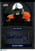 Dillon Stoner 2021 SAGE Hit Auto Autograph RC 1/10 Oklahoma State Cowboys