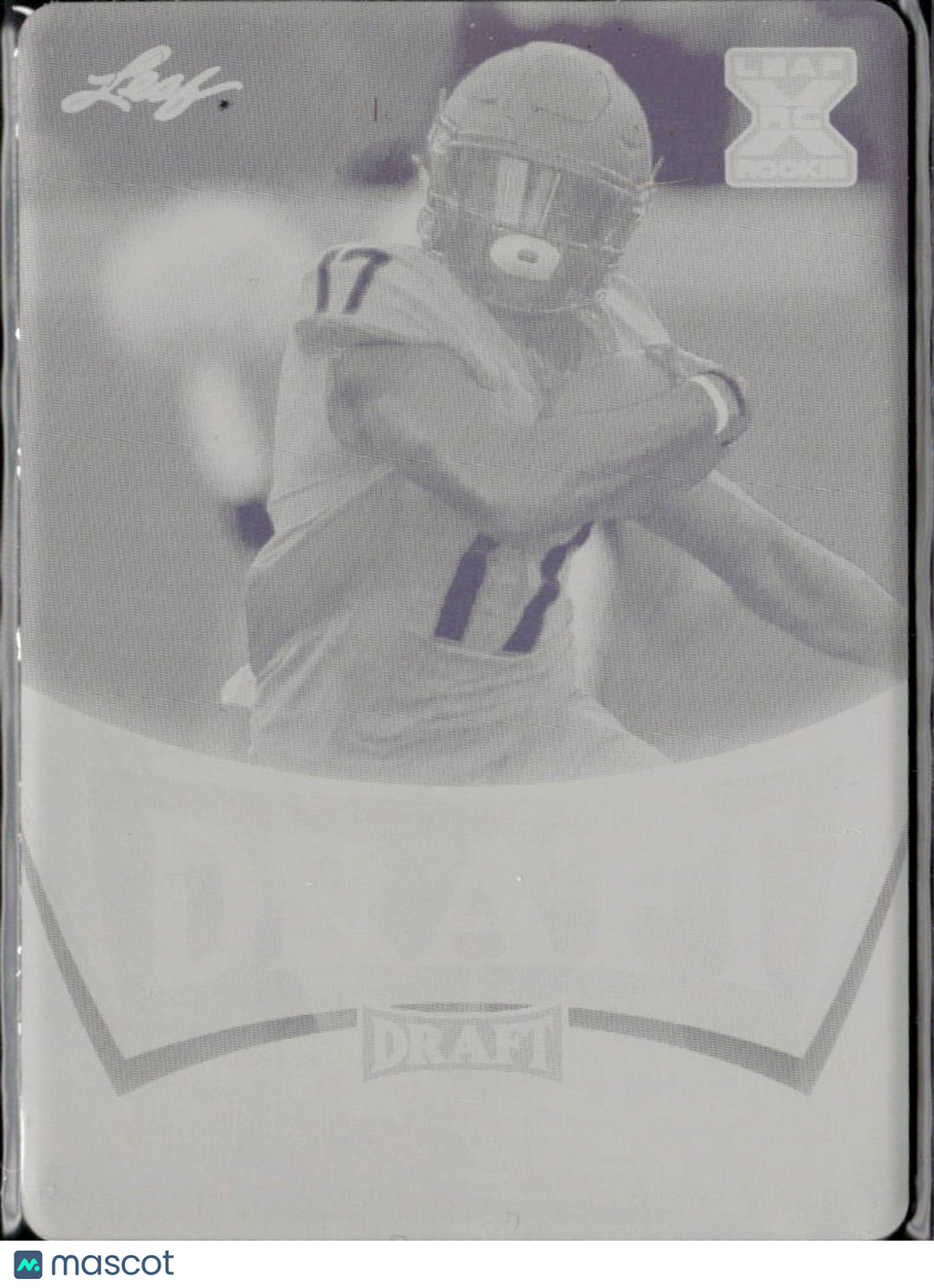 Dillon Stoner 2021 Leaf Draft Printing Plate Rookie RC 1/1 Oklahoma State