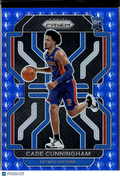 Cade Cunningham 2021 Prizm Blue 75th Anniversary Rookie RC Detroit Pistons