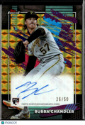 Bubba Chandler 2026 Topps Finest GOLD Auto Autograph RC 26/50 Pittsburgh Pirates