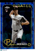 Paul Skenes 2024 Topps Chrome Sapphire Rookie RC #100 Pittsburgh Pirates