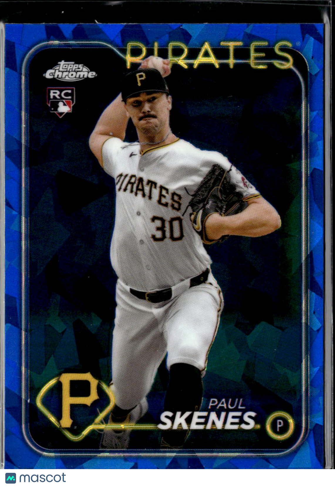 Paul Skenes 2024 Topps Chrome Sapphire Rookie RC #100 Pittsburgh Pirates
