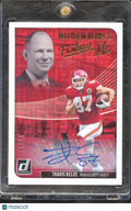 Travis Kelce 2018 Donruss Fantasy Life Auto Autograph 46/49 Kansas City Chiefs