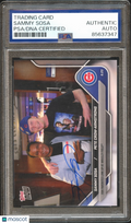 Sammy Sosa / Pete Crow Armstrong Topps Now Auto Autograph Cubs PSA Authentic