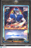 Jaxson Dart 2025 Topps Chrome Cosmic Auto Autograph RC New York Giants 5/99
