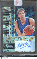 Dirk Nowitzki 2025-26 Signature Series Auto Autograph Cracked Ice 2/15 Mavericks