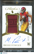 Michael Pittman Jr. 2020 Flawless Auto Autograph Patch RC 24/25 USC Trojans