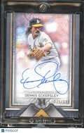 Dennis Eckersley 2023 Topps Museum Collection Auto /199 Oakland Athletics